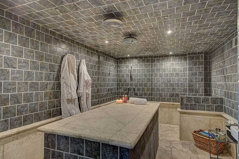 HDR photo of a private spa room.